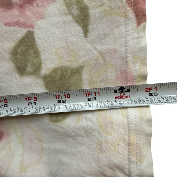 H&M Conscious Collection Pink and Cream Pastel Floral Tank Top Size M Casual - Picture 6 of 10